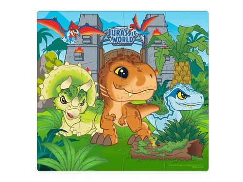 Rompecabezas Jurassic World en Foam 12 Piezas 