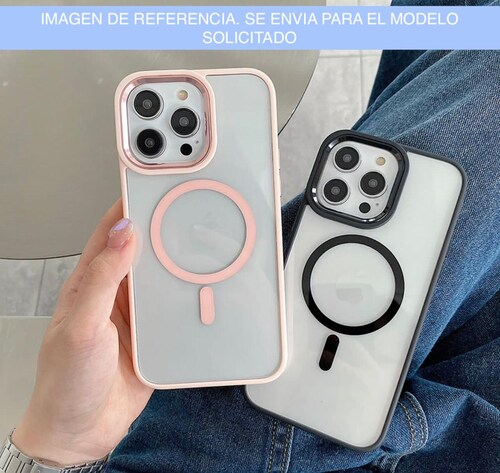 Case iPhone 14 Pro Max 6.7 Magsafe Beige Funda Protector