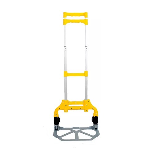 Diablito Plegable De Carga Carretilla Carrito Extendible Amarillo