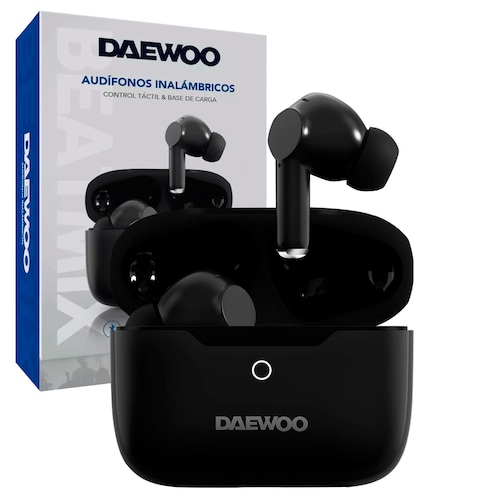 AudÍfonos Daewoo Inalámbricos Bluetooth Tws DW02 Negro