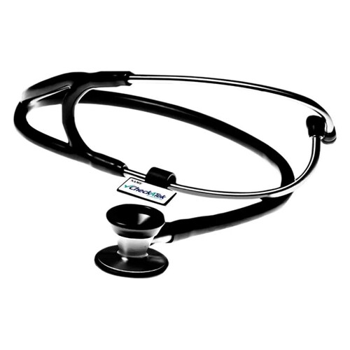 Estetoscopio Cardiológico Doble Campana Negro Checkatek.