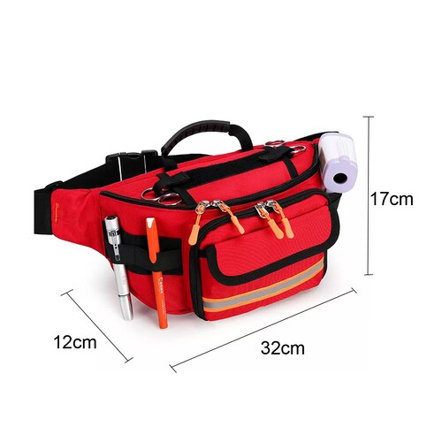 Mochila Cangurera Botiquin de Primeros Auxilios Paramédico