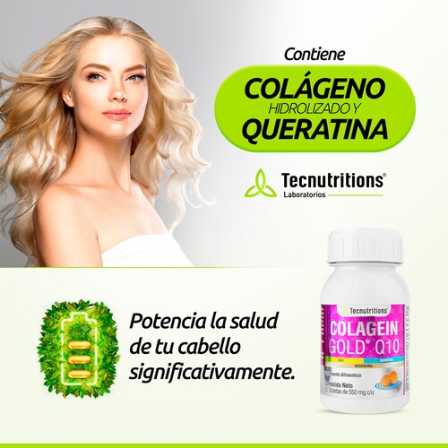 Suplemento Colágeno Hidrolizado, Resveratrol Y Q10 Tecnutritions®