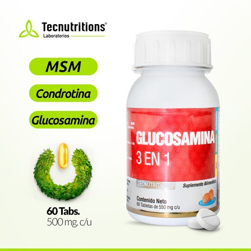 Suplemento Para Articulaciones Tecnutritions Glucosamina Condroitina