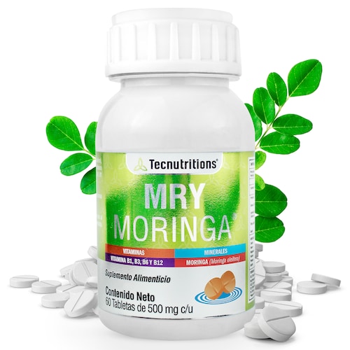 Suplemento Mry Moringa Con Inositol Tecnutritions® Protege Órganos