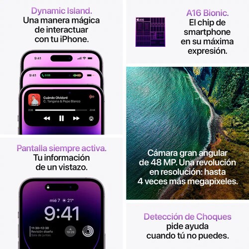 Apple iPhone 14 Pro Max 128 Gb Nuevo Morado Oscuro