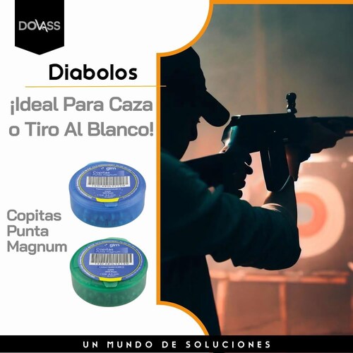 Diabolos Copitas Punta Magnum De Acero Para Rifle De Aire Comprimido Ideal Para Deportes Caza o Tiro Al Blanco Para Aquellos Que Buscan Precisión Y Consistencia En Sus Disparos Calibre 4.5mm