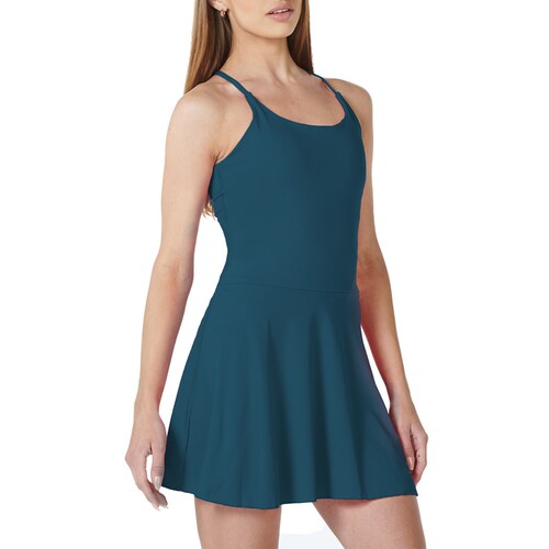 Vestido Deportivo Tenis Con Short y Bolsillo