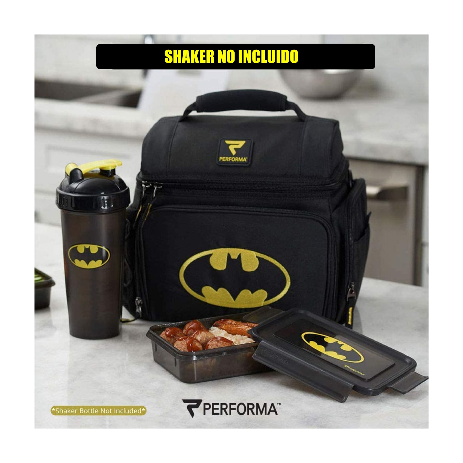 Mochila termica Gym Dieta p/6 comidas Performa Batman