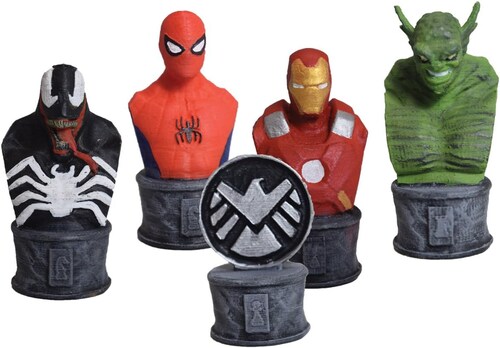 Ajedrez Marvel Héroes y Villanos 32 Piezas de Colección 