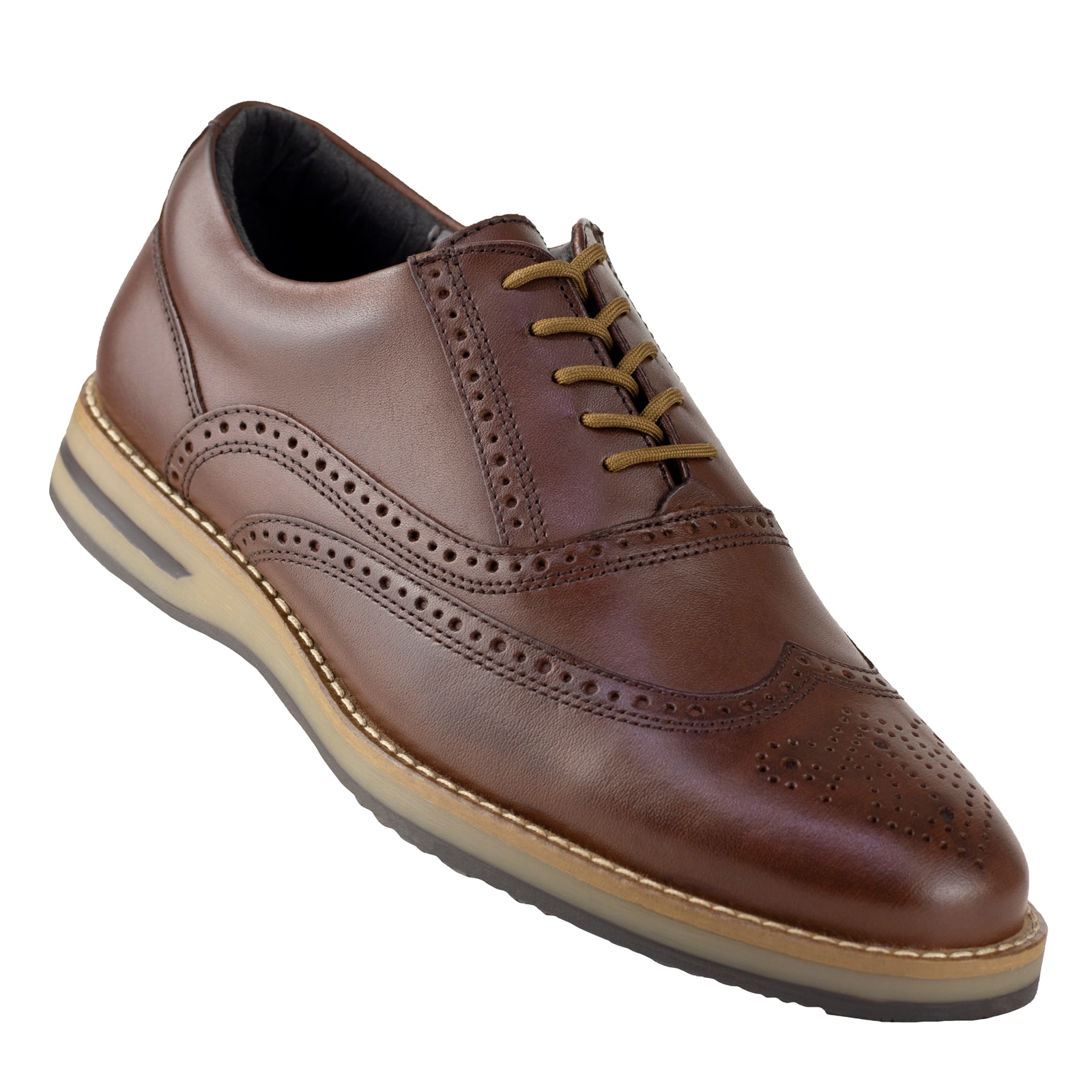 Zapatos Bostonianos Hombre Gino Cherruti Clasico 6027 Caf