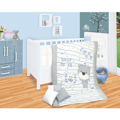 Set de Edredón Cuna Cama Grande Baby Baby Amiguitos