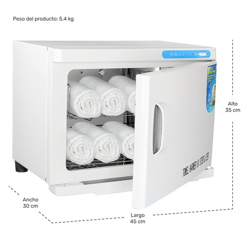 Calentador Esterilizador Toallas Luz Uv Estetica Spa