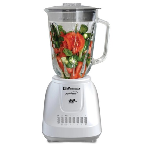 LICUADORA KOBLENZ LKM-5910 VB + 2 MINI VASO PURE & SALSA VIDRIO 300ML ALB.