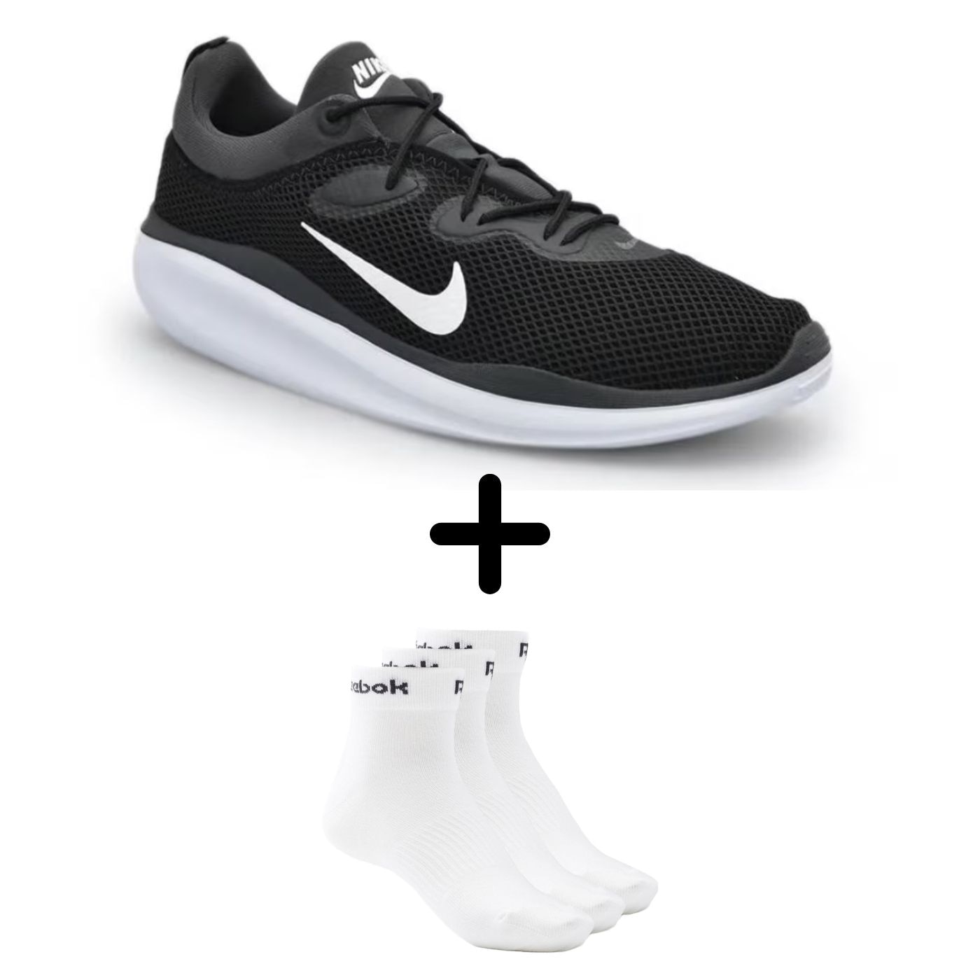 Tenis Nike Negro Hombre Acmi Running AO0268001 CALCETAS DE REGALO