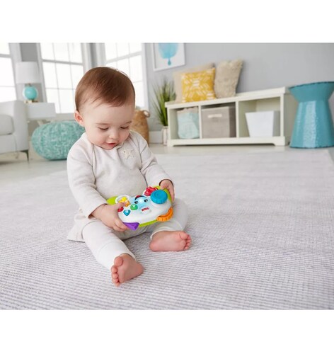 Juguete Para Bebés Fisher-price Control Juega Y Aprende Verde con Blanco