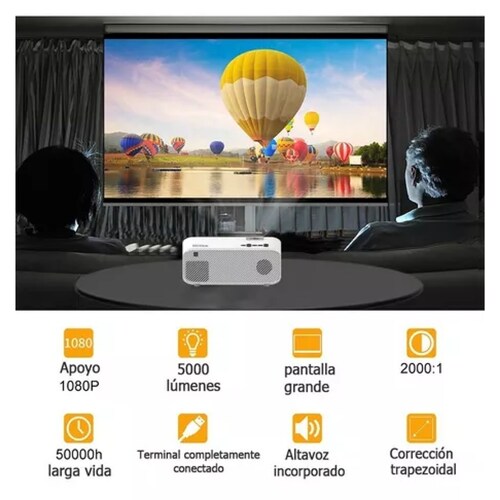 Proyectores Android Mini Portatil Bluetooth Wifi Baratos 4k