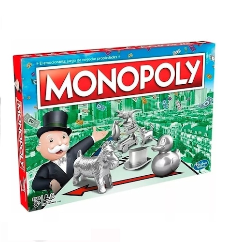 Juego de mesa Monopoly Clásico Hasbro 