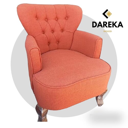 Sillón Capitone Individual Retro Vintage 100% Artesanal Madera Pino Artesanía Nacional.