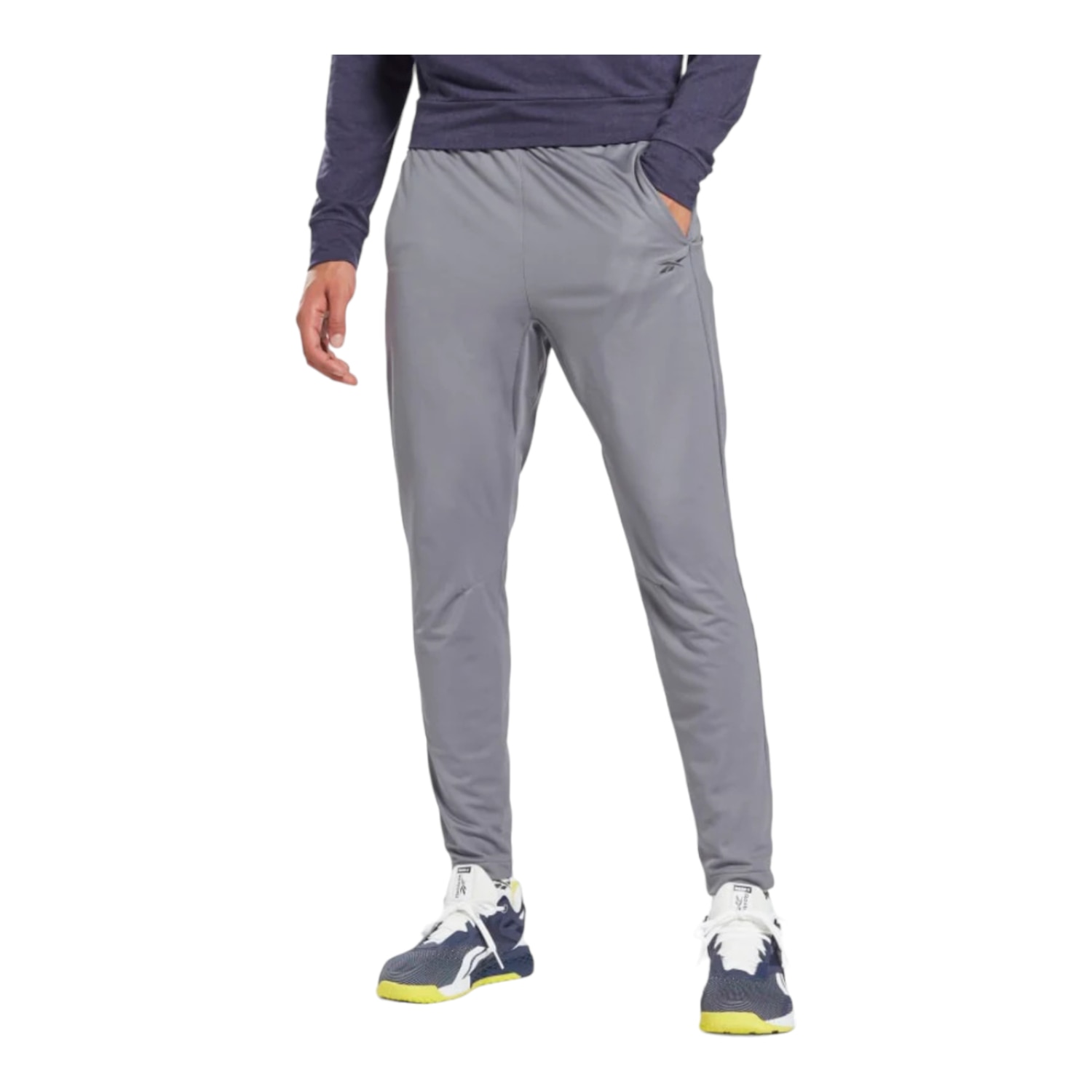 Pantalon reebok shop hombre gris