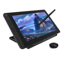 Tableta Digitalizadora Monitor Huion Kamvas 13 con soporte Verde