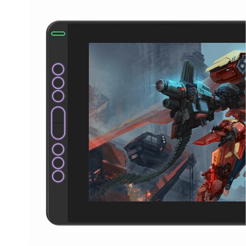 Tableta Digitalizadora Monitor Huion Kamvas 13 con soporte Verde