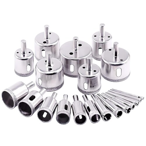 Kit 20 De Brocas Para Cerámica, Mármol Y Vidrio