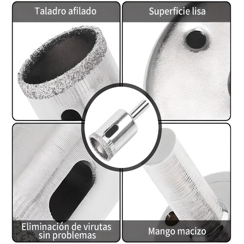 Kit 20 De Brocas Para Cerámica, Mármol Y Vidrio