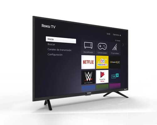 Pantalla Smart Tv Philips 32 Led Hd Roku 4600 Series 32pfl4664/f7 Reacondicionado Grado A.