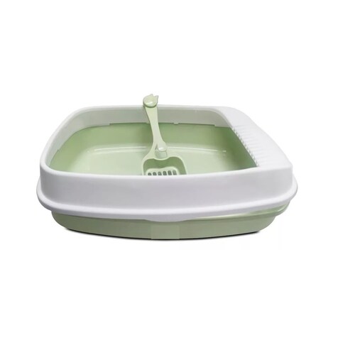 Arenero Grande Para Gato Con Pala Verde