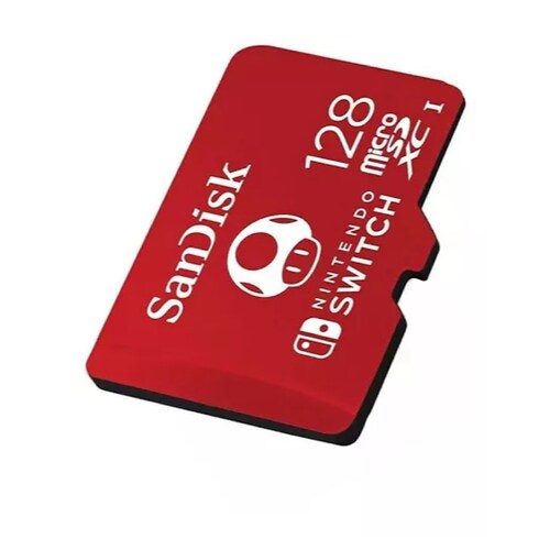 Memoria Micro Sd Sandisk 128gb Nintendo Switch, Original