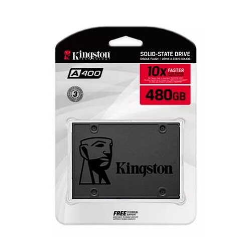 Disco sólido SSD interno Kingston SA400S37/480G 480GB negro