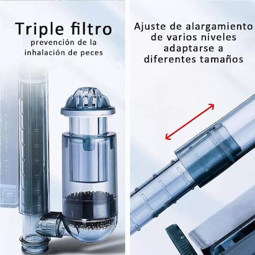 Filtro Externo Cascada Acuario Pecera 400 L/h 40-80 L