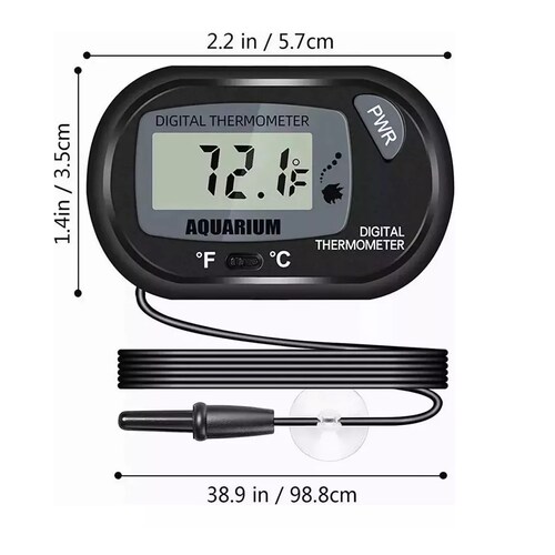 Termostato De 200w Y Termómetro Digital Para Pecera Acuario