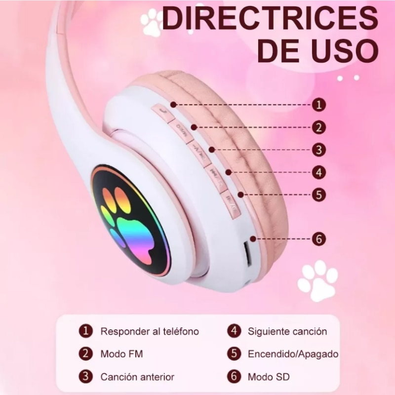 Audifonos de discount bluetooth para niñas