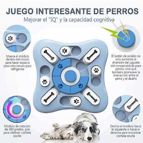 Juguete Interactivo Rompecabezas Dispensador Para Perro Gato