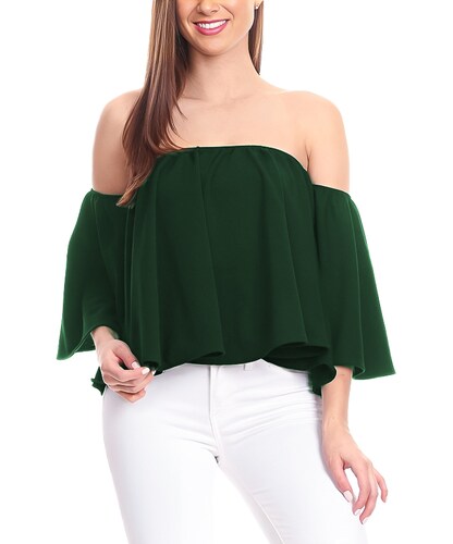 Blusa casual juvenil mujer dama xally 23 hombros caídos