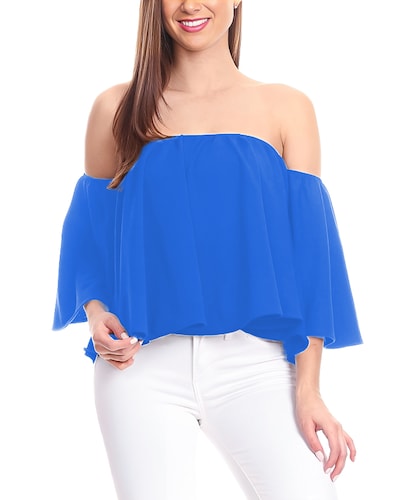 Blusa casual juvenil mujer dama xally 23 hombros caídos