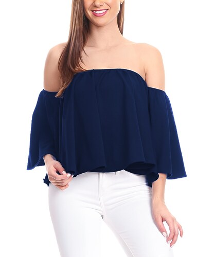 Blusa casual juvenil mujer dama xally 23 hombros caídos