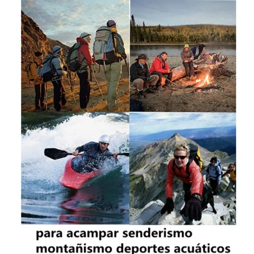 Kit De Supervivencia De Emergencia Para Viajes Al Aire Libre.