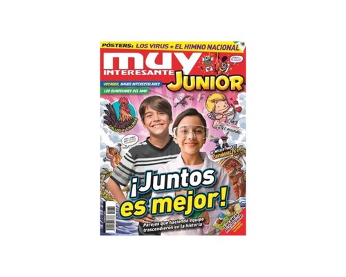 4 Revistas Muy interesante Junior / Niños Escolares Juegos .