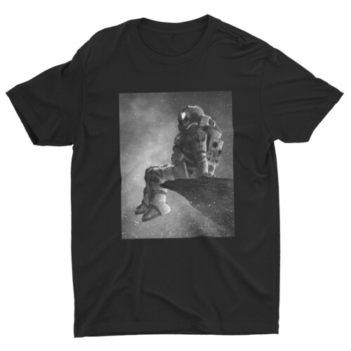 Playera Caballero y Dama Astronauta Espacio Semitono 