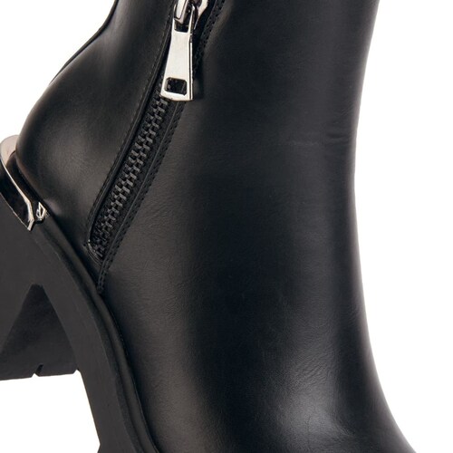 Botas marca Belinda Peregrin con doble cierre, color negro, mod. 1085445