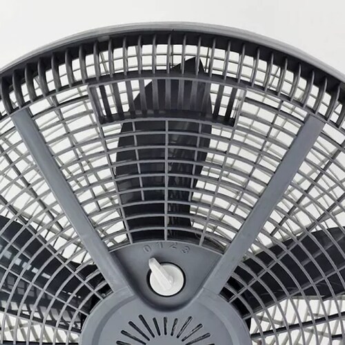 Ventilador de pared y de piso Fan Star 3349 gris con 5 aspas de plástico, 20" de diámetro 127 V