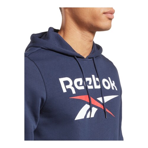 sudadera reebok hombre azul