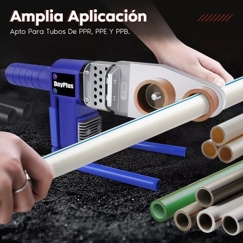 Termofusor 600w Termofusora, 3 Jgo De Dados 1/2 , 3/4 Y 1 Azul