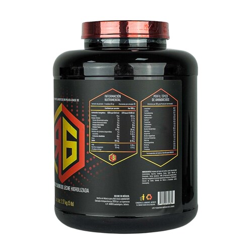 Red Gold | Red Whey | Proteína de Suero de Leche Hidrolizada | Sabor Vainilla Ice Cream | 65 Porciones | 2.7 kg 