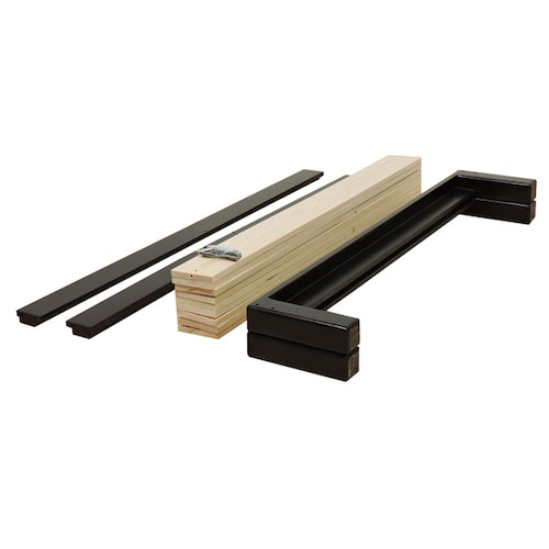 Base De Cama Para Cama Queen Size Tradicional Desarmable Color Chocolate.