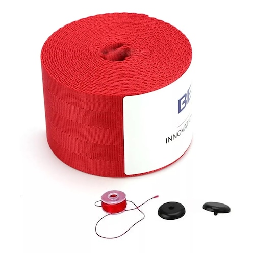 Rollo Cinturón De Seguridad Coche Rollo De Correas De Color Rojo