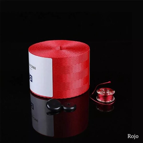 Rollo Cinturón De Seguridad Coche Rollo De Correas De Color Rojo